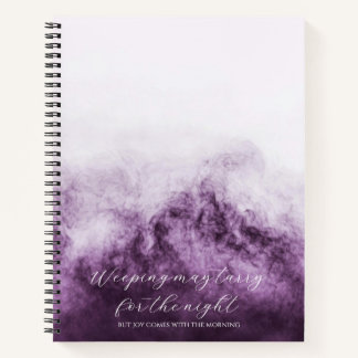 Psalm 30:5 Bibelstudium Benutzerdefiniert Notizbuch