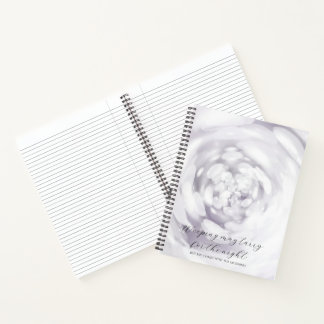 Psalm 30:5 Bibelstudium Bokeh Custom Notizbuch