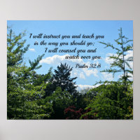 Psalm 32:8 Ich werde dich unterweisen und dir beib