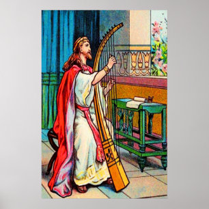 Psalm 32 David's Joy Over Verzeihung Poster