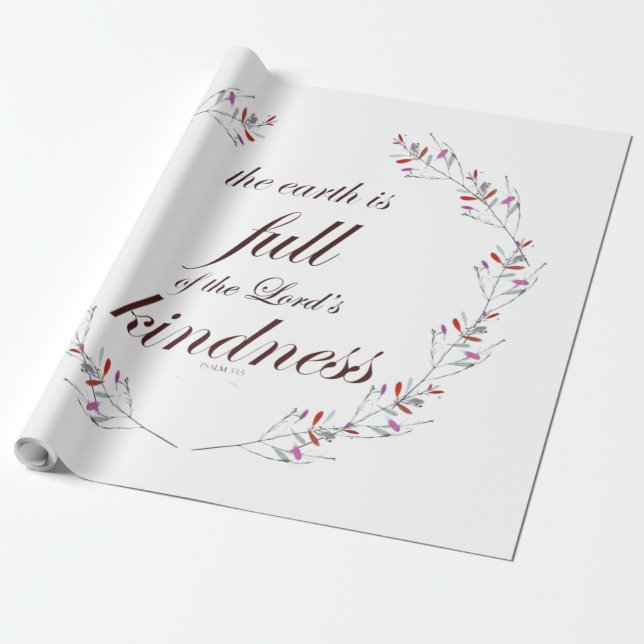 Psalm 33 geschenkpapier (Ungerollt)