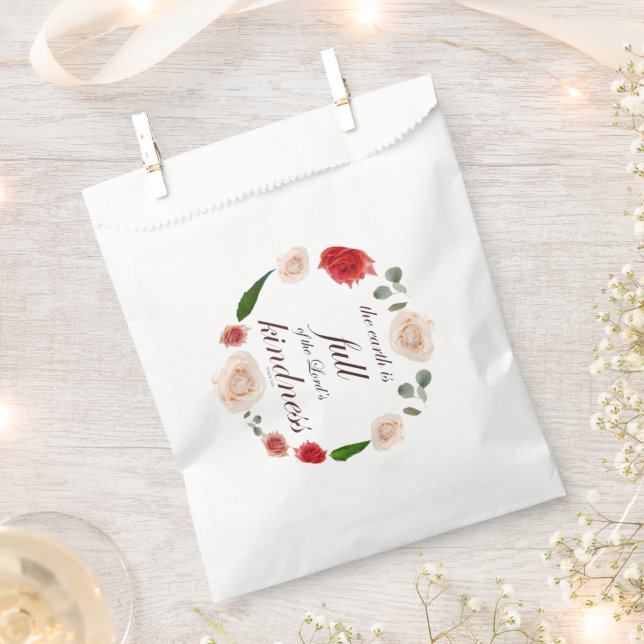 Psalm 33 volle Freundlichkeit Geschenktütchen (Ausgeschnitten)