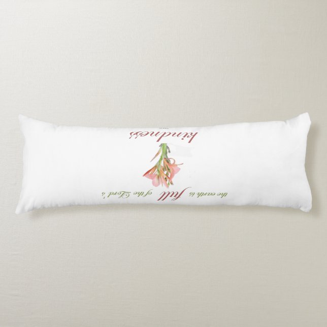 Psalm 33 volle Freundlichkeit Seitenschläferkissen (Vorderseite)