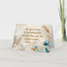 Psalm 34:18 Der Herr ist nah, die zerbrochene Bibe