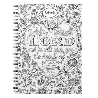 Psalm 37 Handschrift Schrift Prayer Journal Notizblock