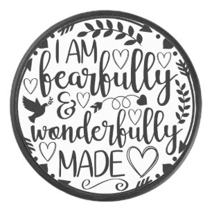 Psalm 39 Wunderbar gemacht Christliche Schrift Eishockey Puck