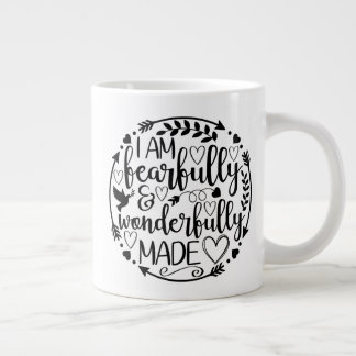 Psalm 39 Wunderbar gemacht Christliche Schrift Jumbo-Tasse