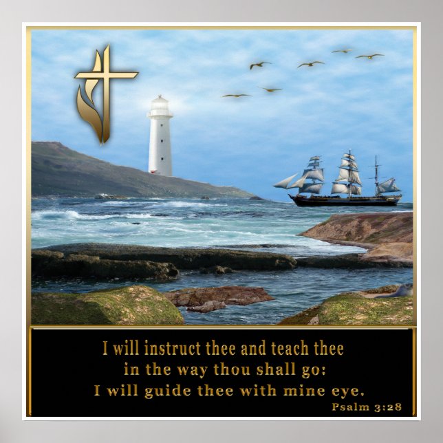 Psalm 3:28 Plakate (Vorne)