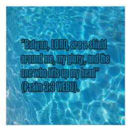 Psalm 3:3 WEBU Poster