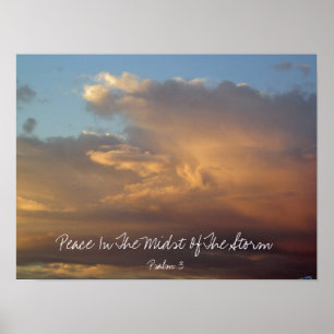 Psalm 3 Sky Poster