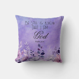 Psalm 46:10 Bibelvers Kissen