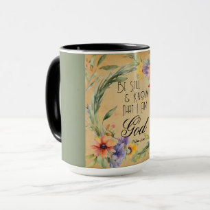Psalm 46:10 Bibelvers Tasse