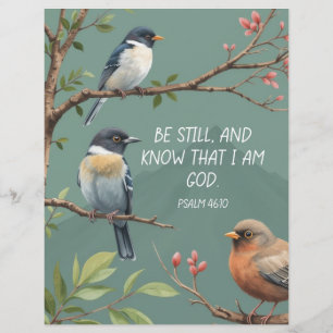Psalm 46,10 christlicher Bibelvers Bild