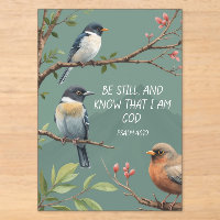 Psalm 46:10 Christliches Bibelverse-Bild