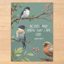 Psalm 46:10 Christliches Bibelverse-Bild