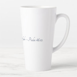 Psalm 46:10, Geschenk Latte Tasse