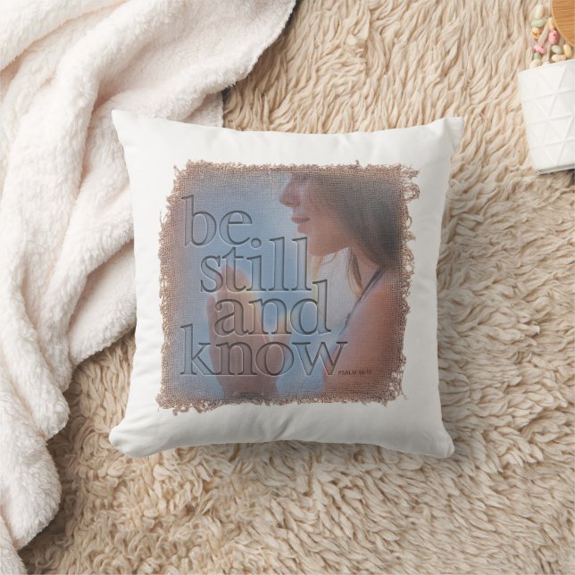 PSALM 46:10 - Pillow Kissen (Decke)