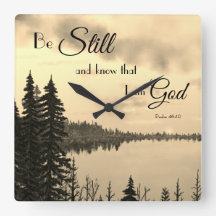 Psalm 46:10 Sei still und weiß, dass ich Gott Sepi