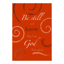 Psalm 46:10 Wählen Sie Ihre eigene Farbe! Personal