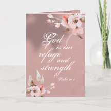Psalm 46:1 Gott ist unsere Zuflucht und Kraft-Bibe