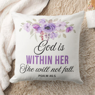 Psalm 46:5 Gott ist in ihrer Blume der Schrift Kissen