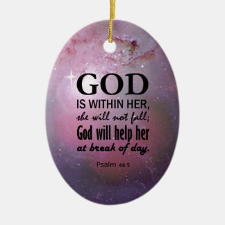 Psalm-46:5 Keramik Ornament