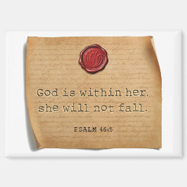 Psalm 46:5 Küchenmagnet Wohnaccessoire Magnet
