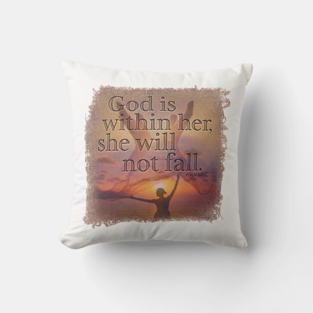 PSALM 46:5 Pillow Kissen (Vorderseite)