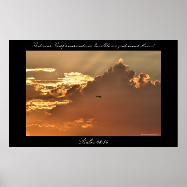 Psalm 48:14 poster (Vorne)