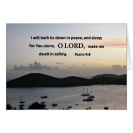 Psalm 4:8 Ich werde beide in Frieden liegen....