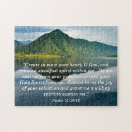 Psalm 51 10 - 12 Bergsee