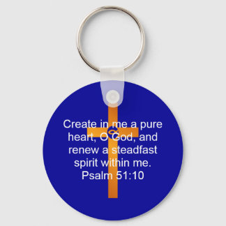Psalm 51:10 schlüsselanhänger