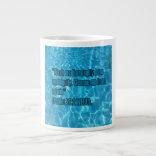 Psalm 51:2 WEBU Mug Jumbo-Tasse