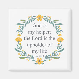 Psalm 54:4 magnet