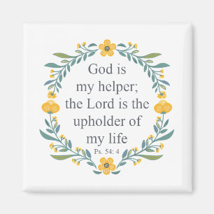 Psalm 54:4 magnet