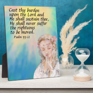 Psalm 55:22   fotoplatte