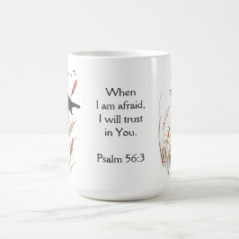Psalm 56:3 Bibel-Schrift Vertrauen in Ihr Blackbir Kaffeetasse