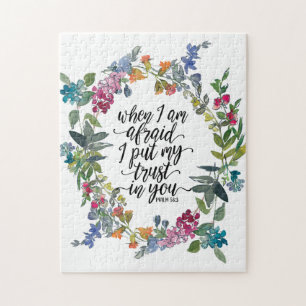 Psalm 56:3 Wenn ich fürchte, ich vertraue Ihnen