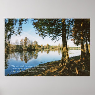 Psalm 5:3 poster
