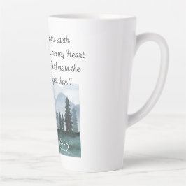 Psalm 61:2 Führe mich zum Rock Bible Verse Milchtasse