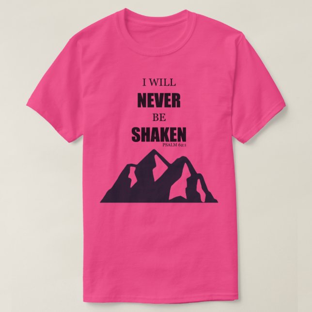 Psalm 621 Bibelverse T-Shirt (Design vorne)