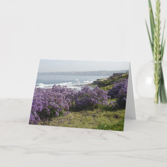 Psalm 65 Grußkarte Karte (Vorderseite)