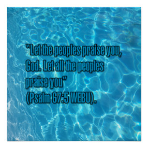 Psalm 67:5 WEBU Poster