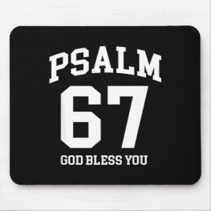 Psalm 67 Christlich 6 7 Sechs Sieben Jesus Lustige Mousepad