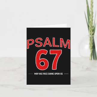 Psalm 67 Möge sein Angesicht auf uns leuchten Glau Karte
