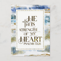 Psalm 73:26 Er ist die Stärke meines Herzens