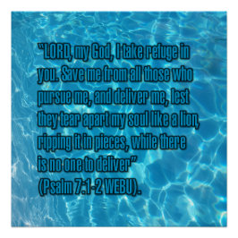 Psalm 7:1-2 WEBU Poster