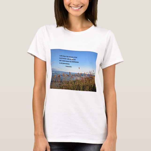 Psalm 89:1 T-Shirt (Vorderseite)