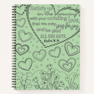 Psalm 90:14 notizbuch