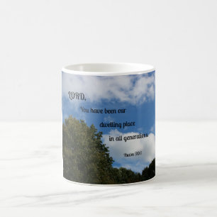 Psalm 90:1 Herr, Sie sind unser Haus gewesen.. Kaffeetasse